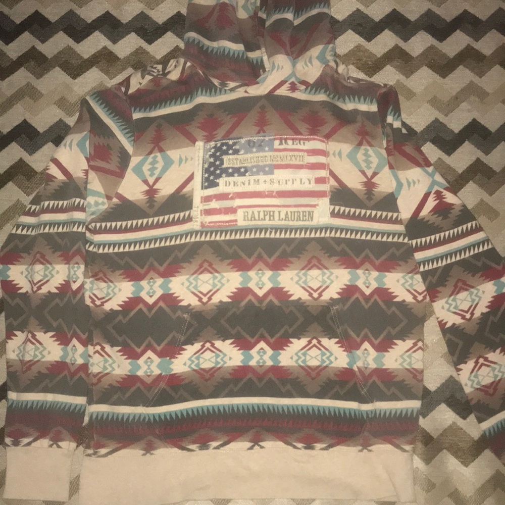 Ralph Lauren denim supply hoodie